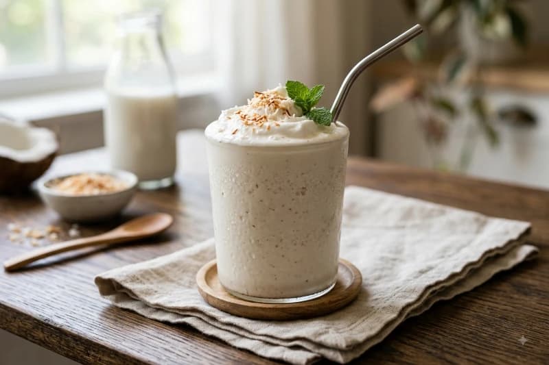 Frapê de Coco Cremoso