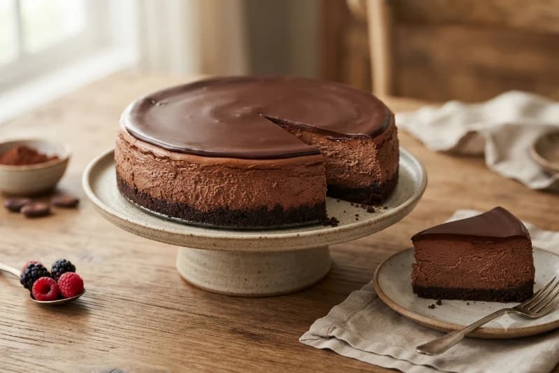 Cheesecake de Chocolate