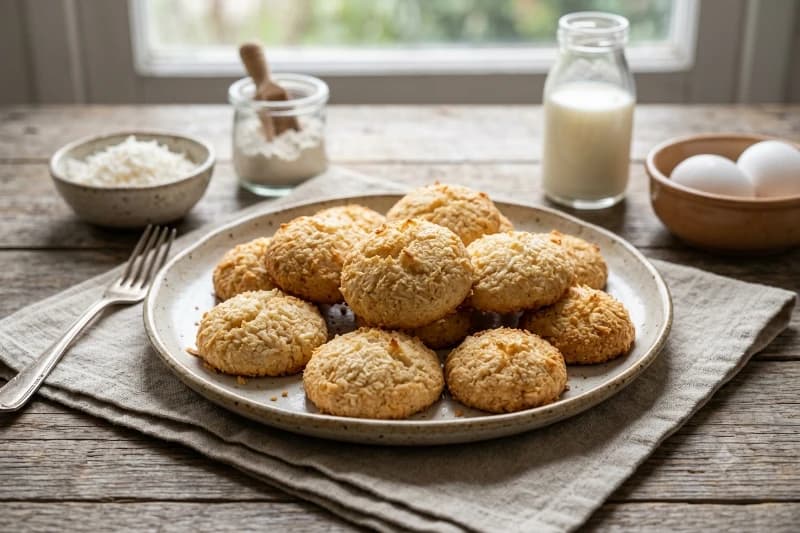 Bolacha de Coco Caseira