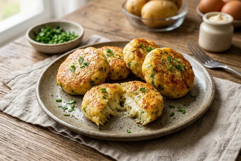 Bolinho de Batata Assado Cremoso