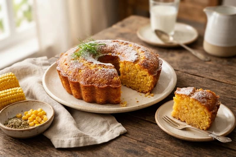 Bolo de Milho em Conserva de Liquidificador