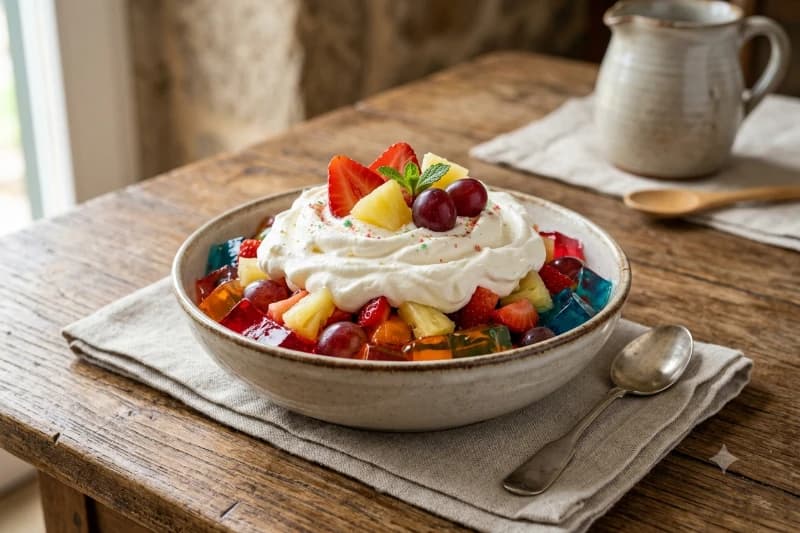 Doce Tutti-Frutti Cremoso