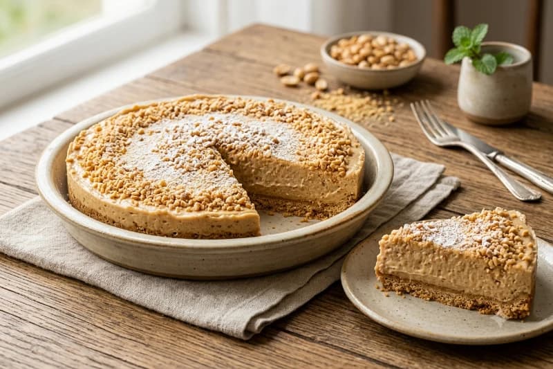 Torta Cremosa de Amendoim