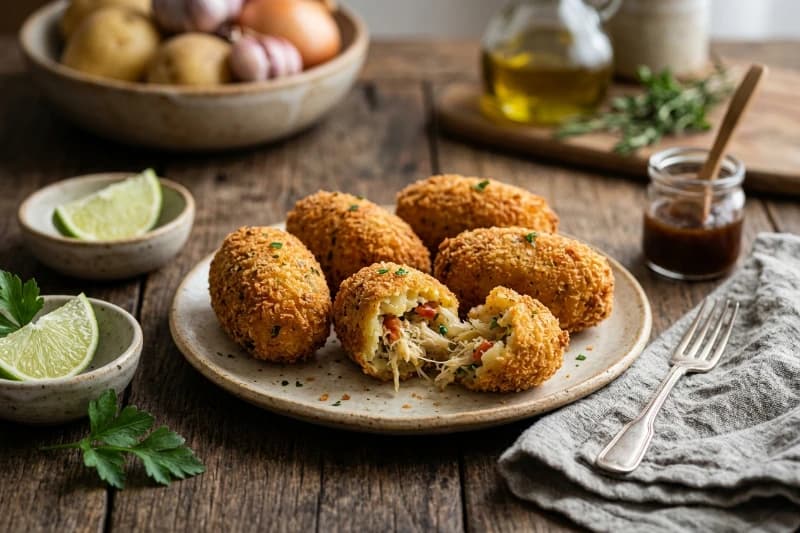 Bolinho de Bacalhau Recheado