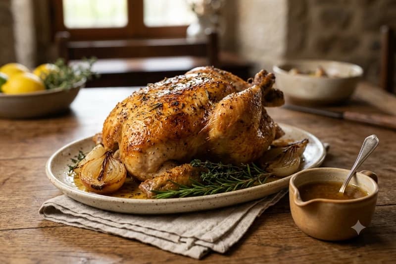 Frango Assado com Maionese