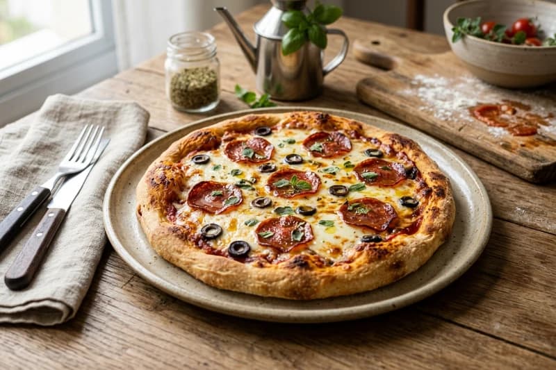Pizza de Liquidificador Rápida e Fácil