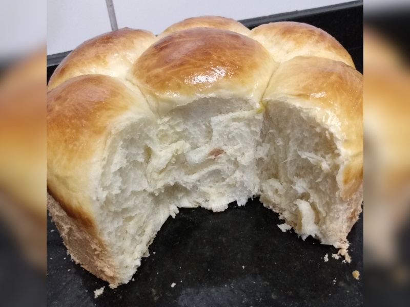 Pão de leite delicioso