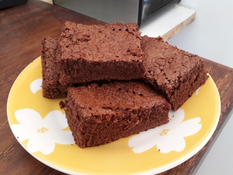 Brownie de chocolate simples