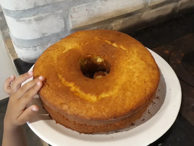 Receita de Bolo de Laranja da Ingrid